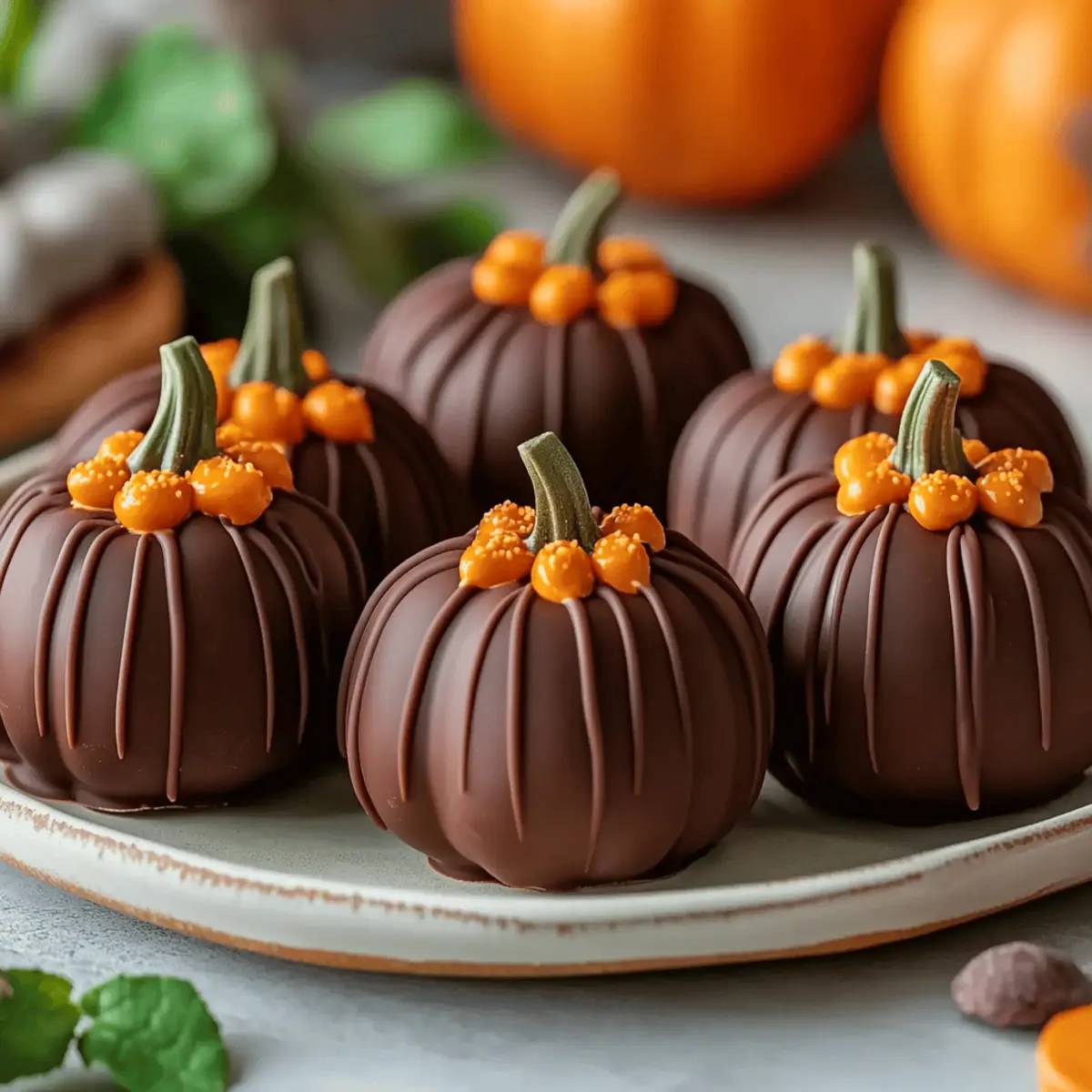 Indulge in Festive Chocolate Peanut Butter Pumpkins This Halloween