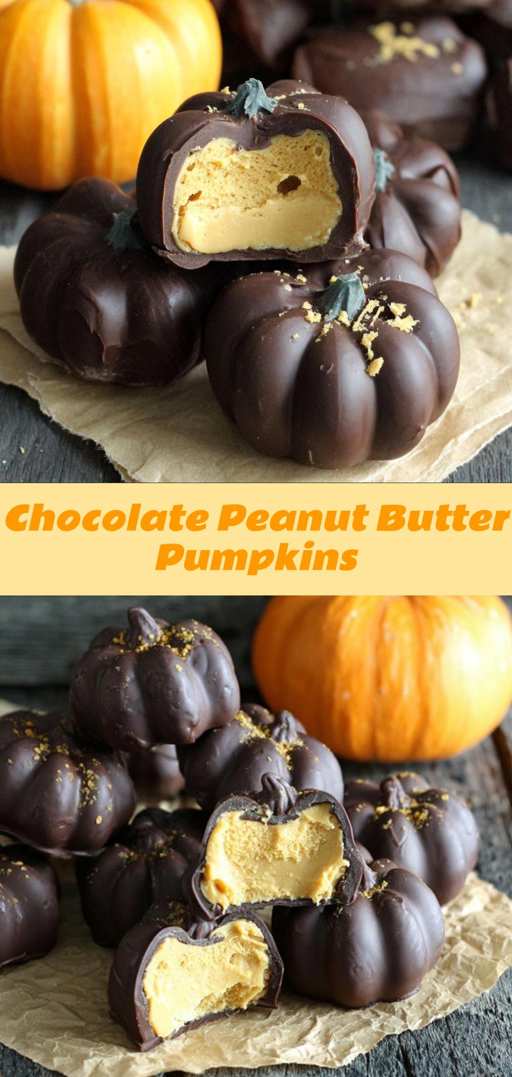 Scarily Good: Dark Chocolate Peanut Butter Pumpkins Recipe